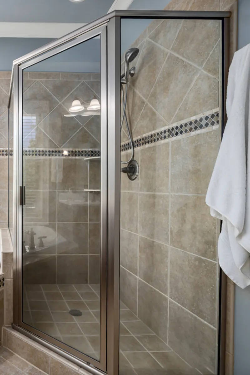 canceles de baño con aluminio y vidrio Aguascalientes