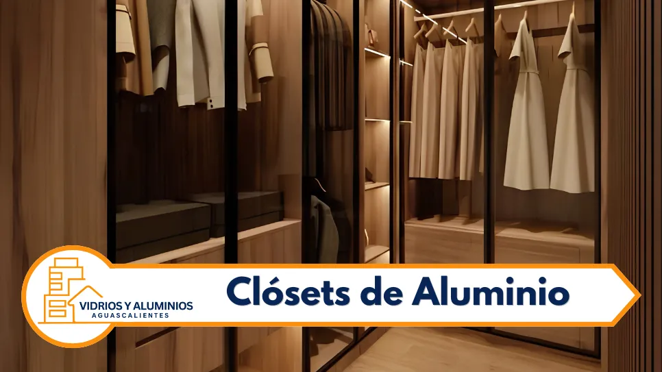 Clósets de aluminio para departamentos en Aguascalientes