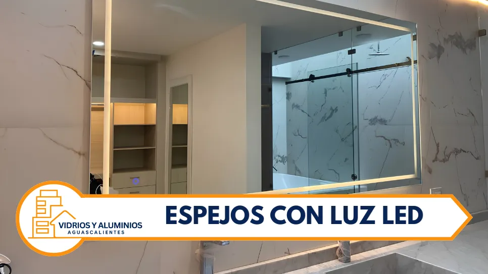 Espejos iluminados en Aguascalientes